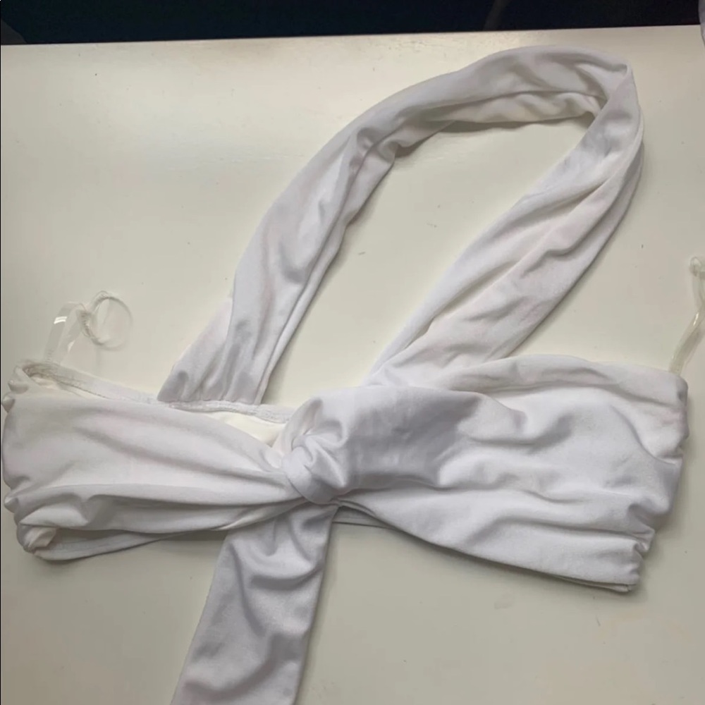 White Bathing Suit Top
